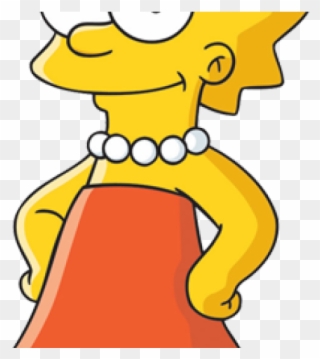 Bart Simpson Clipart Behind - Lisa Simpson - Png Download