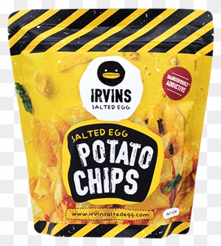Salted Egg Potato Chips - Irvins Salted Egg Potato Chips Clipart