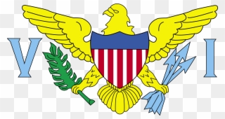 Flag Of Us Virgin Islands United States Drapeau Bandiera - Flag Of The United States Virgin Islands Clipart