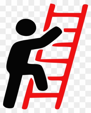 Human Behavior,area,text - Ladder Safety Clip Art - Png Download