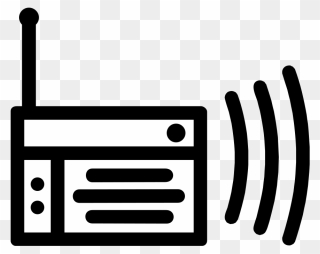 File Icon Sound Radio Svg Wikimedia Commons - Transparent Radio Icon Clipart