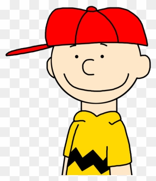 Charlie Brown With Red - Charlie Brown Character With Hat Clipart