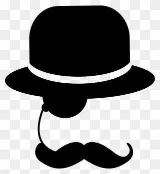 Mustache And Hat Png Clipart