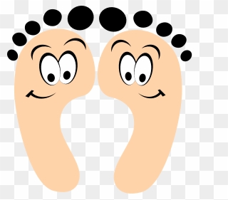 Toe Foot Finger Clip Art - Funny Feet Clipart - Png Download