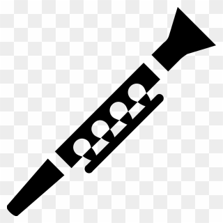 Transparent Clarinet Clipart - Clarinet Icon - Png Download