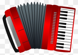 Accordion Musical Instrument Clipart - Accordion - Png Download