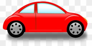 Car Vehicle Automobile One - Red Car Clip Art - Png Download