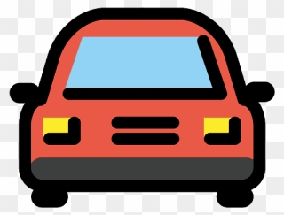 Oncoming Automobile Emoji Clipart - Scalable Vector Graphics - Png Download