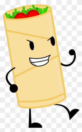 Transparent Enchiladas Clipart - Burrito Bfdi - Png Download