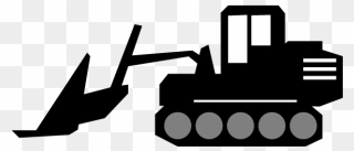 Heavy Machinery Clip Art Construction Bulldozer Image - Construction Equipment Logo Vector - Png Download