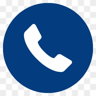Blue Circle Phone Icon Clipart