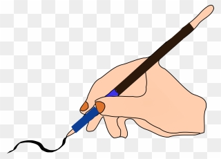 Writer Clipart Animated Writing, Writer Animated Writing - Pen Writing Clipart Png Transparent Png