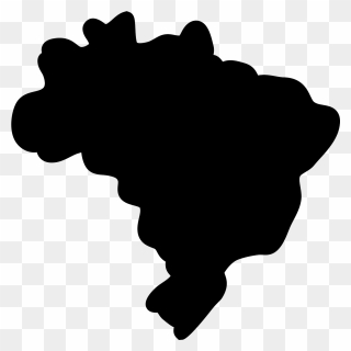 Brazil Vector Png - Brazil Map Icon Png Clipart