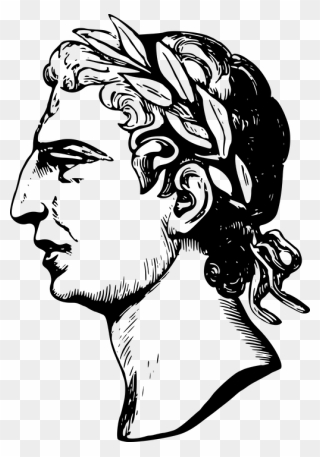 Famous History Orator - Ancient Roman Art Drawing Clipart