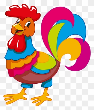 Cock Clipart - Rooster - Png Download