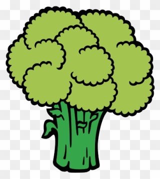 Broccoli Png - Dibujo De Brocoli Para Colorear Clipart