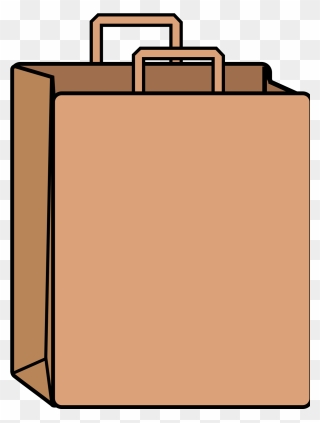 Paper Bag Png Icons - Brown Paper Bag Cartoon Clipart