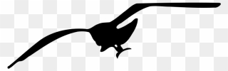 #seagull #flight #bird #clipart - Seagull Clip Art - Png Download