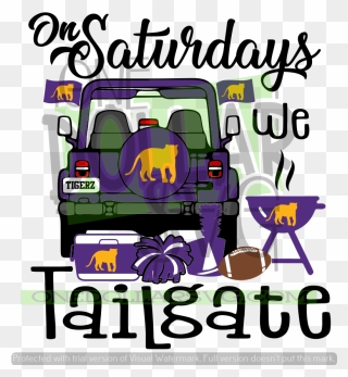 Tailgate Jeep Clipart - Png Download