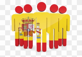 Illustration Of Flag Of Spain - Front Liners Clip Art - Png Download
