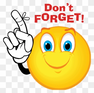 Please Do Not Forget Clipart
