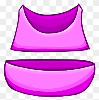 Transparent Bikini Clipart - Pink Swimming Suit Clipart - Png Download