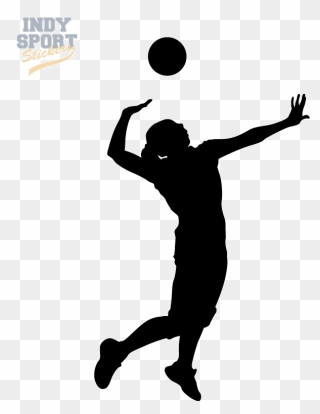 Clip Art Volleyball Player Silhouette Vector Graphics - Iphone 11 Volleyball Cases - Png Download