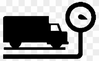 Truck Weight Scale Icon Clipart