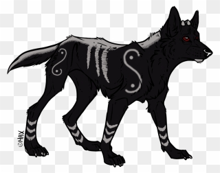 Rottweiler Puppy Hellhound Clip Art - Anime Hellhound Pup - Png Download