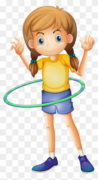 Hula Hooping Clipart - Png Download