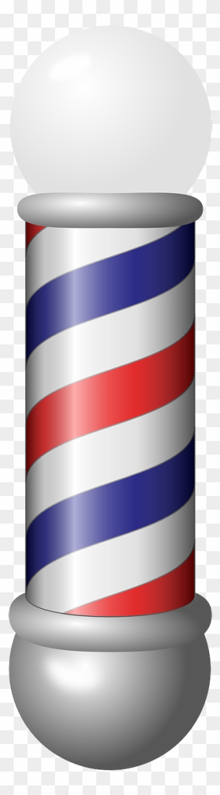 Barber Clip Community Helper - Barber Pole Transparent Background - Png Download