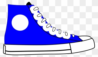 All Star Converse Shoe Sports Shoes Free Photo - Pete The Cat Blue Shoe Clipart