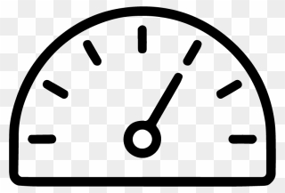 297 2971706 Gauge Dash Dashboard Speed Widget Performance - Wrist Watch White Icon Clipart