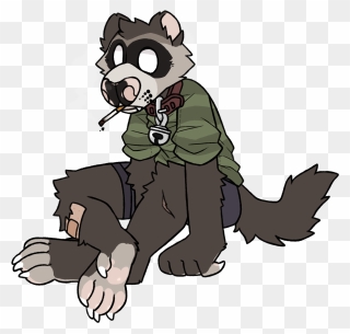 Paw Clipart Badger - Cartoon - Png Download