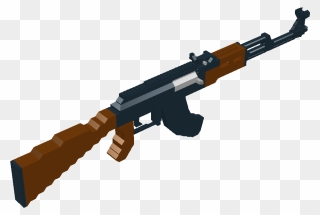Ak 47 Ldd Clipart , Png Download - Ranged Weapon Transparent Png
