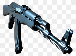 Steel Ak - Hd 47 Gun Png Clipart