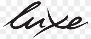 Luxe Fashion Line - Calligraphy Clipart