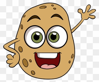 How To Draw Potato - Draw Potato For Kids Clipart