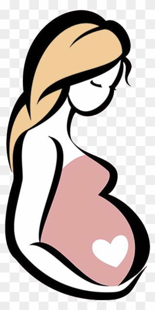 Pregnant Clipart Stretch Marks - Pregnant Clipart - Png Download