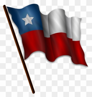 Free Clipart American Flag Waving Clipartsco - Chilean Flag Png Transparent Png