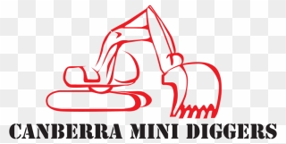 Canberra Mini Diggers Logo - Excavator Clipart