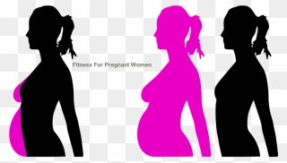 Pregnant Clip Art, Png Download - Pregnancy Test Lady Clipart Transparent Png