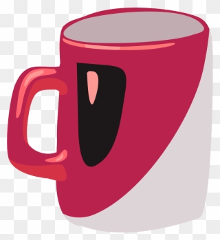 Red Clipart Coffee - Mug - Png Download