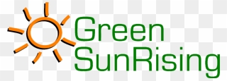 Green Sun Rising Logo Clipart