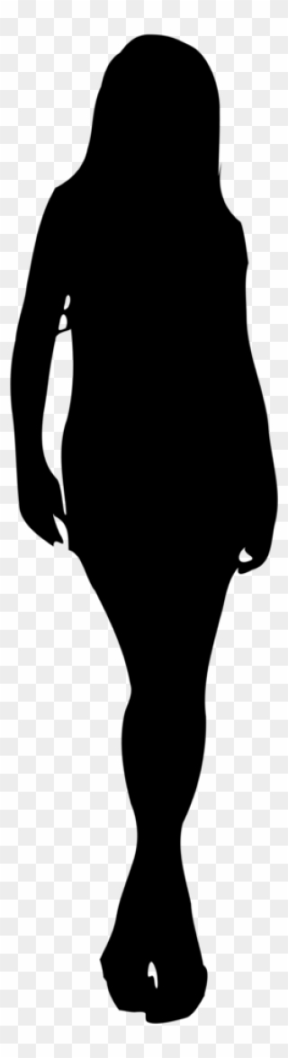 Silhouette Vector Graphics Clip Art Woman Drawing - Woman Standing Silhouette Png Transparent Png