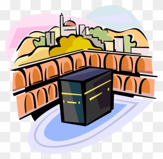Transparent Kaaba Png - Kaaba Cartoon Clipart