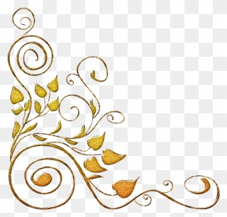 Transparente Arabesco Dourado Png Clipart