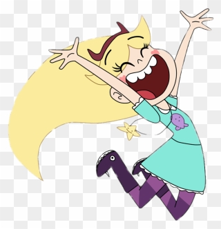 Star Butterfly Hurray - Star Vs The Forces Of Evil Png Clipart
