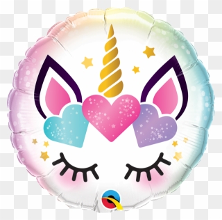 Unicorn Balloon Face Clipart