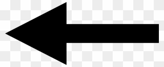 Small Black Arrows Png - Arrow Pointing Left Clipart
